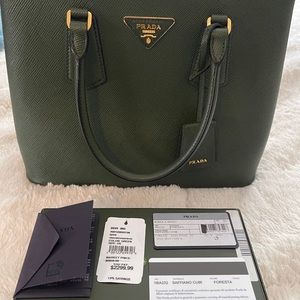 Prada Saffiano Top Handle Bag
